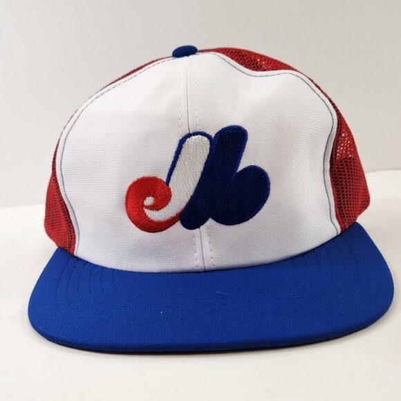 Other - Montreal Expos Ted Fletcher Trucker Hat Vtg Embroidered